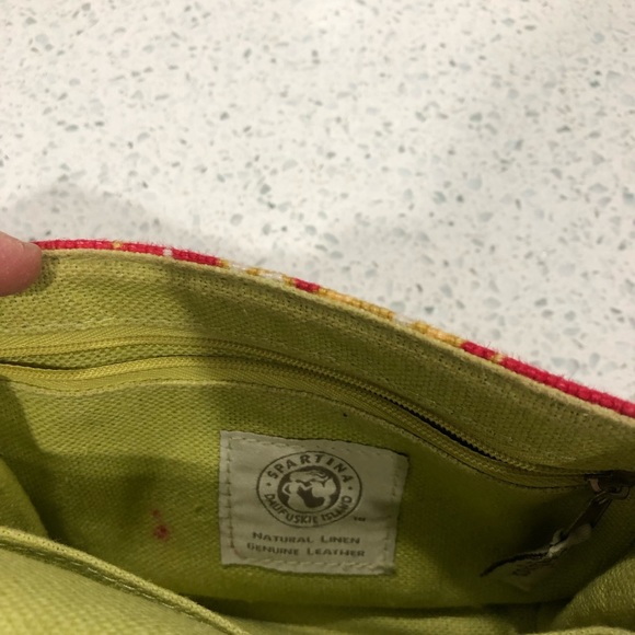 Crossbody Purse Spartina 449 Floral Paisley, Daufuskie Island, Small Crossbody - Picture 14 of 16